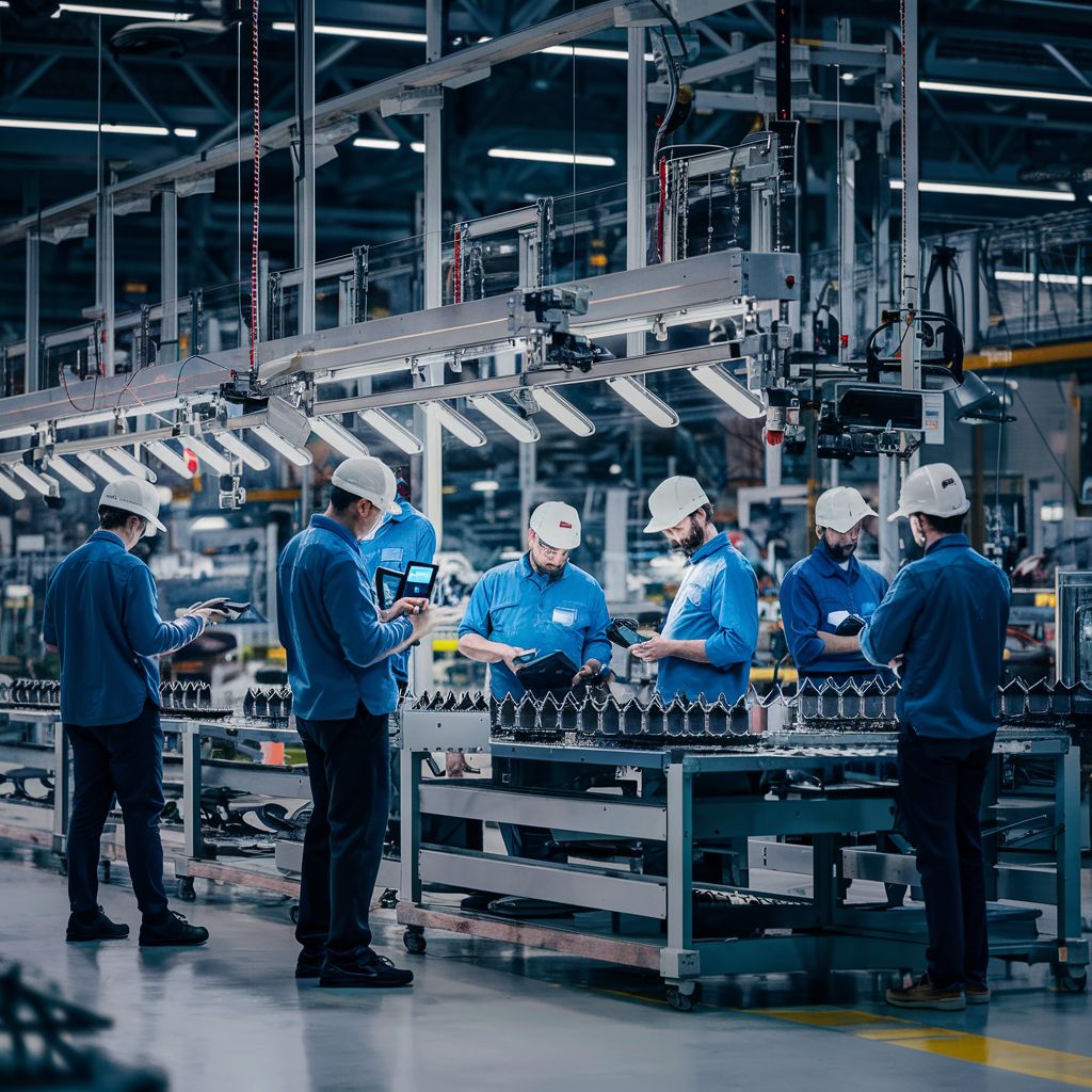 Make_a_photo_of_a_factory_where_engineers_are_wo Make_a_photo_of_a_factory_where_engineers_are_wo